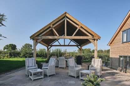 The garden at Big Barn, Welsh Borders