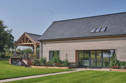 The exterior of Big Barn, Welsh Borders