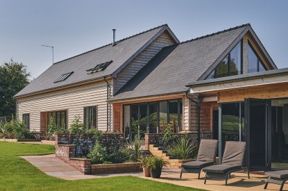The exterior of Big Barn, Welsh Borders