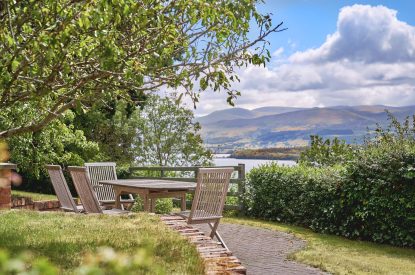 The view from Orchard Cottage, Anglesey