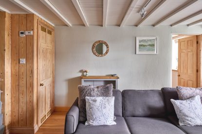 The lounge at Orchard Cottage, Anglesey