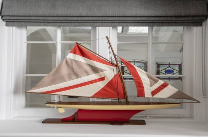 A model of a boat at Rose Cottage, Isle of Wight