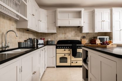 The kitchen at Rose Cottage, Isle of Wight