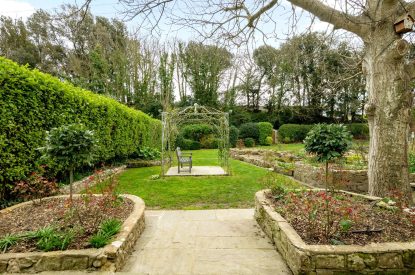 The garden at Rose Cottage, Isle of Wight
