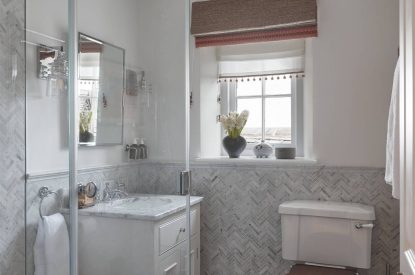 The bathroom at Beatrix Cottage, Lake District