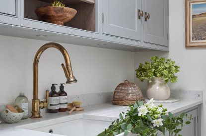 A utility room at Beatrix Cottage, Lake District