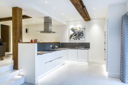The kitchen at The Shippon Cottage, Lake District