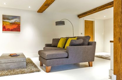The living room at The Shippon Cottage, Lake District