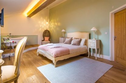 The bedroom at Twitchers Cottage, Lake District