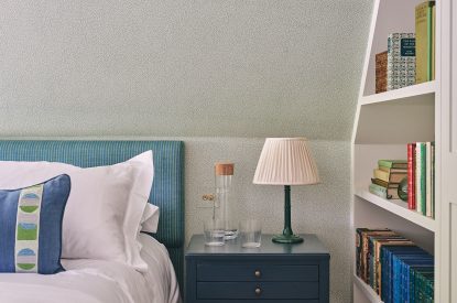 Bedroom decor at Bridlepath Cottage, North Wessex Downs