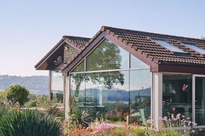 The exterior of Shepherd's Lakeview, Somerset