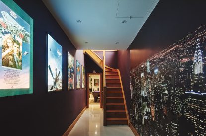 A hallway at Woodland House, Worcestershire