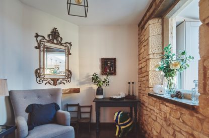 A seating area at Ember Cottage, Cotswolds