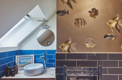 The bathroom at Horseshoe House, Peak District