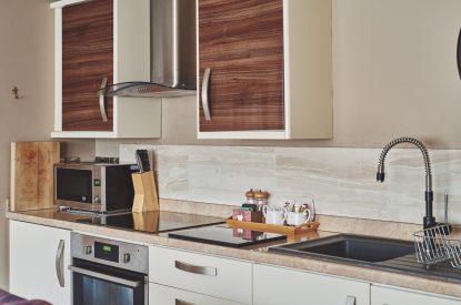 The kitchen at Hophouse Cottage, Peak District