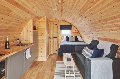 The interior at Hidden Orchard, Cheshire