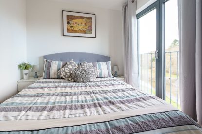 A bedroom at 7 Pen y Bont, Abersoch