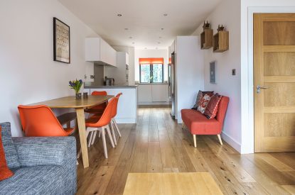 The kitchen at 7 Pen y Bont, Abersoch