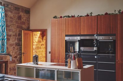The kitchen at Woodpecker Loft, Peak District