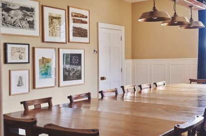 The dining room at Heron House, Peak District