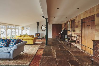 The sunroom at Heron House, Peak District