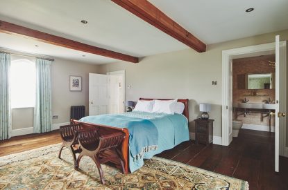 A double bedroom at Heron House, Peak District