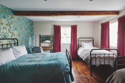A bedroom at Heron House, Peak District