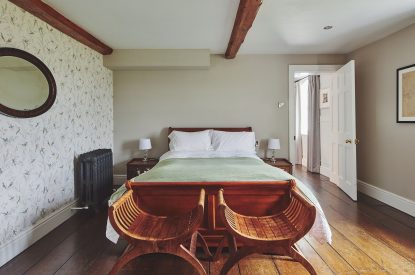 A double bedroom at Heron House, Peak District