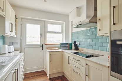 The kitchen at Kingfisher Cottage, Welsh Borders