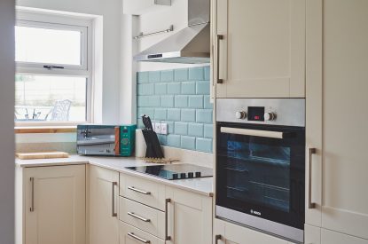 The kitchen at Kingfisher Cottage, Welsh Borders