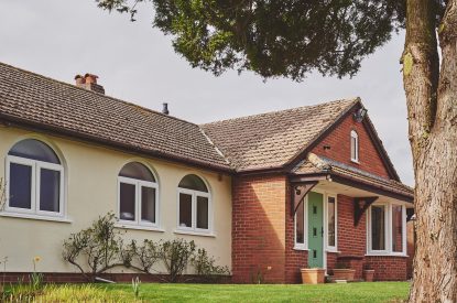 The exterior of Kingfisher Cottage, Welsh Borders