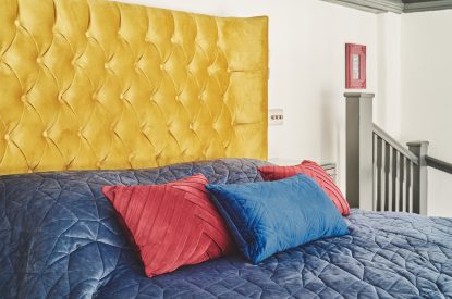 The bedroom at The Vault, Norfolk