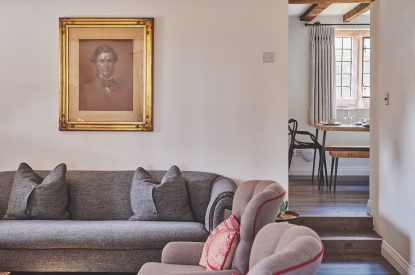 sofa - Redwood Cottage - Cheshire cottages