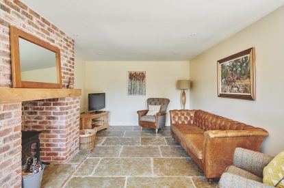 The living room at Estate Lodge, Welsh Borders
