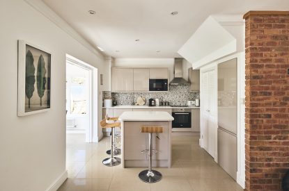 The kitchen at Estate Lodge, Welsh Borders