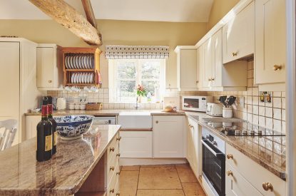 The kitchen at Milton Cottage, Cotswolds