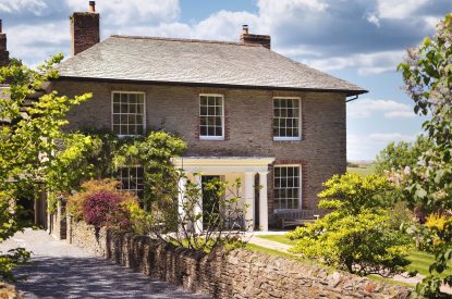 The exterior of Georgian House, Devon