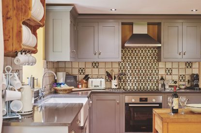 The kitchen at Blake Cottage, Cotswolds