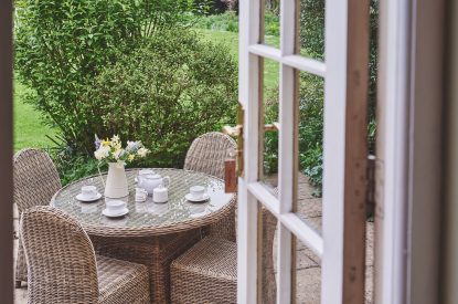 The garden at Keats Cottage, Cotswolds