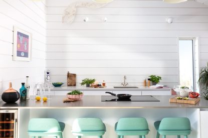 The kitchen at Duna, Cornwall