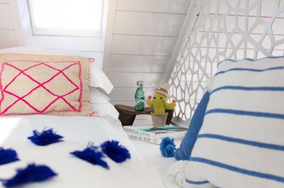 A single bed at Duna, Cornwall