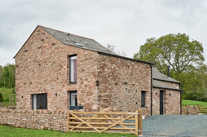 The exterior of Plum Cottage, Lake District