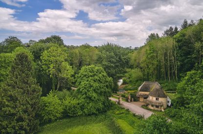 The exterior of The Round, Devon