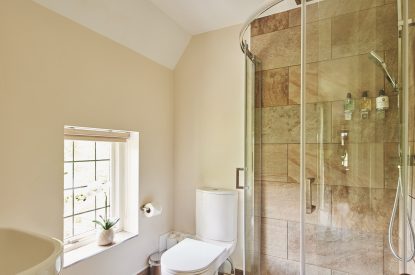 A bathroom at The Round, Devon