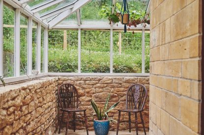 The garden room at The Round, Devon