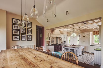 The kitchen at North Wessex Manor, Oxfordshire