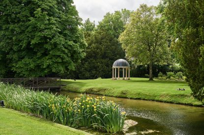 The garden at North Wessex Manor, Oxfordshire