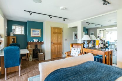 The bedroom at Primrose Retreat, Yorkshire