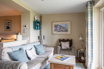 The living room at Primrose Retreat, Yorkshire