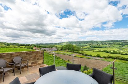 The balcony at Esk View, Whitby